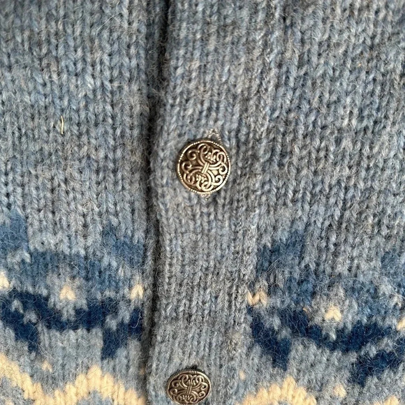 Norlander 100% Wool Sweater Cardigan - Picture 6 of 8